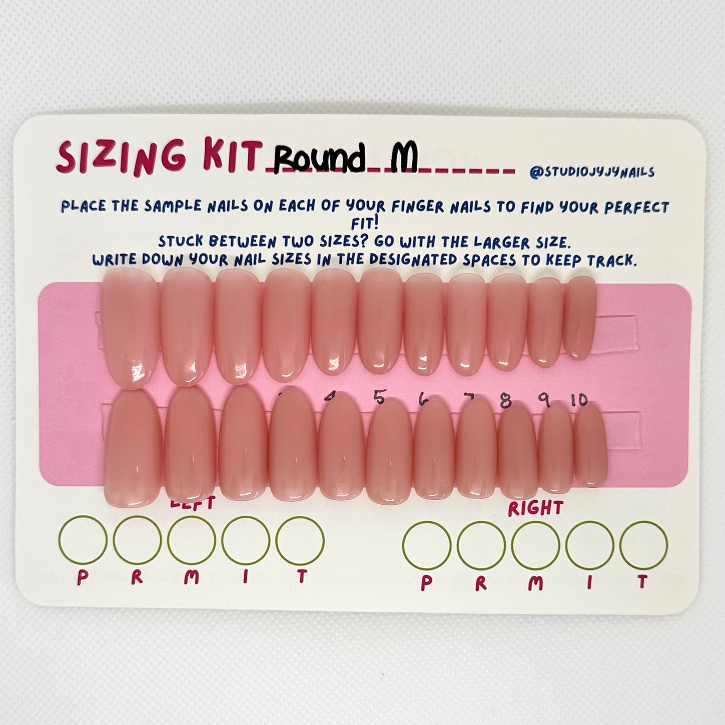 Ready to Wear Sizing Kit (nudes)