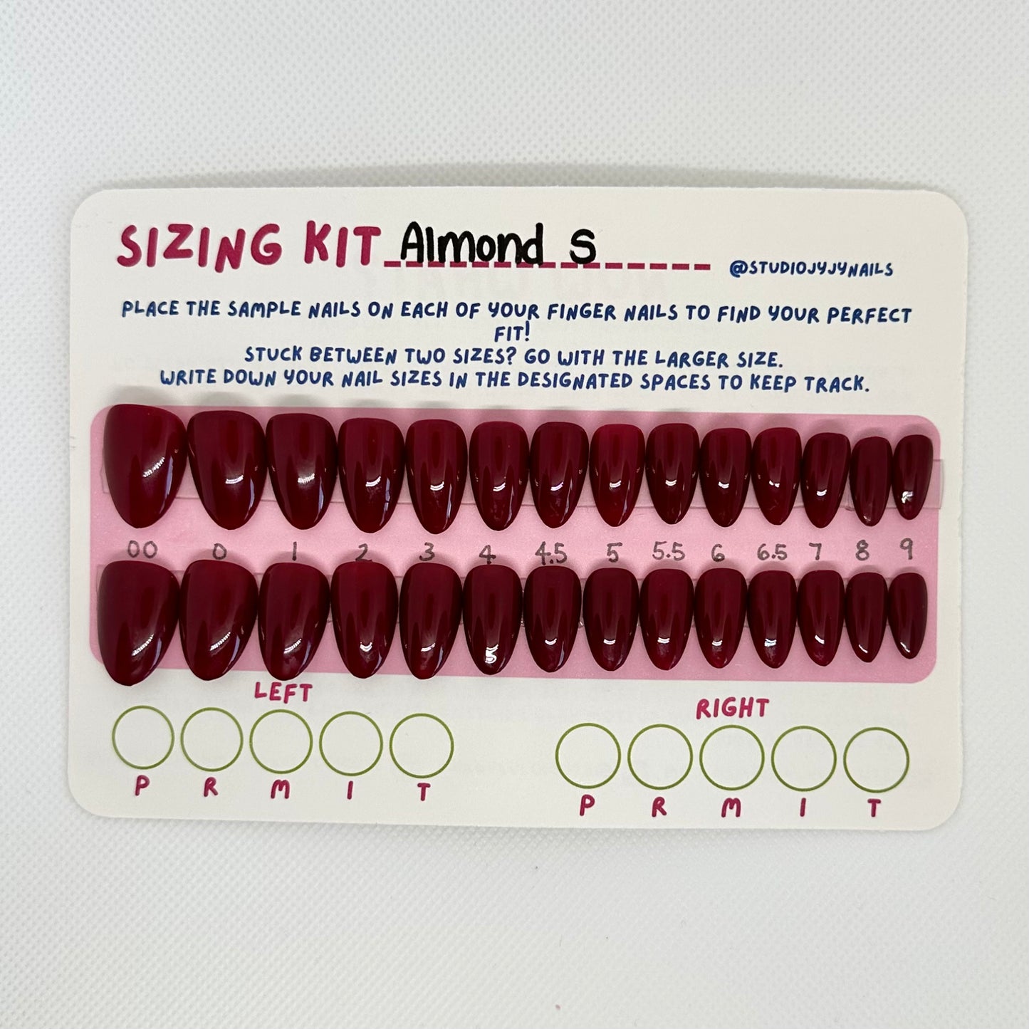 Ready to Wear Sizing Kit (color)