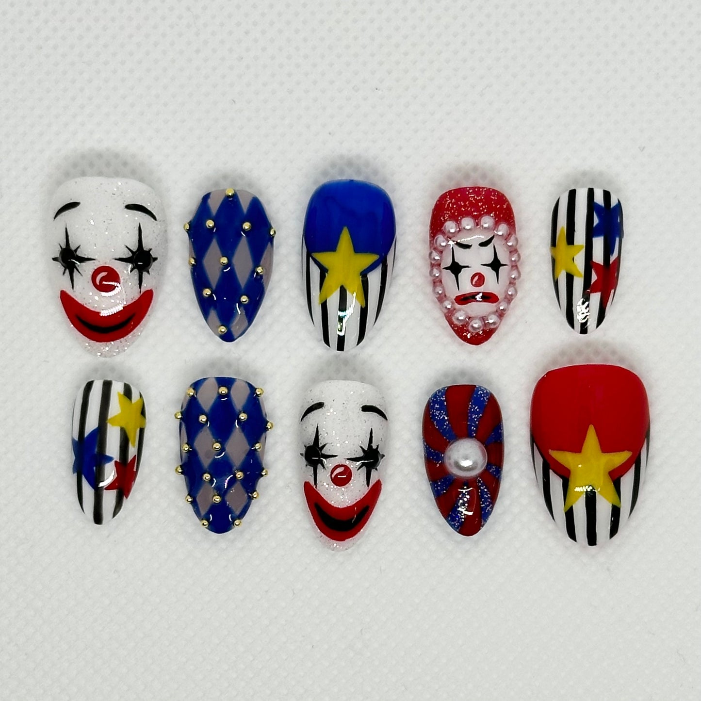 Clownin' Around Press On Nails