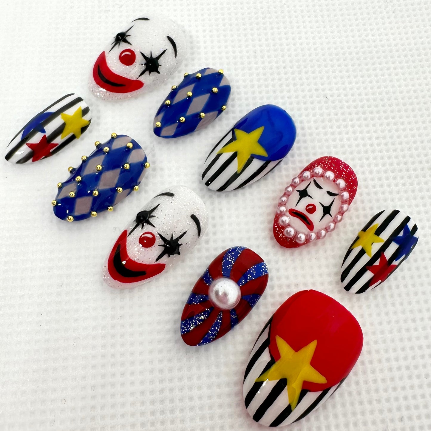 Clownin' Around Press On Nails