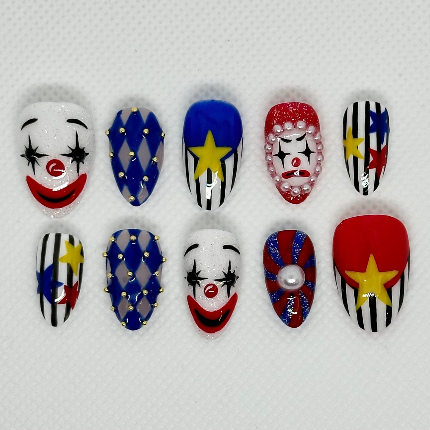 Clownin' Around Press On Nails